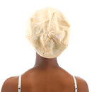 Sent Hair Satin Lined Bonnet for Women Hair Cover Bonnet Adjustable Night Sleeping Cap Slouchy Beanie Hat for Long Curly Hair,Braids,Dreadlocks(Yellowish) sent hair
