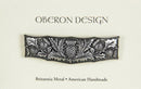 Thistle Hair Clip, Hand Crafted Metal Barrette Made in the USA with a Medium 70mm Clip by Oberon Design Oberon Design
