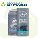 Tom's of Maine Natural Strength Plastic-Free Aluminum-Free Deodorant for Men, Rugged Coast, 2 oz. 3-Pack Tom's of Maine Store