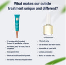 Onsen Secret Nail Reboot Duo - Treatment for Damaged Nails - Natural Nail Care & Cuticle Repair - Visible Results For Perfect Nails, Cuticle Conditioner Cream 30ml & Nail Reboot Oil 35ml Infinity Warehouse