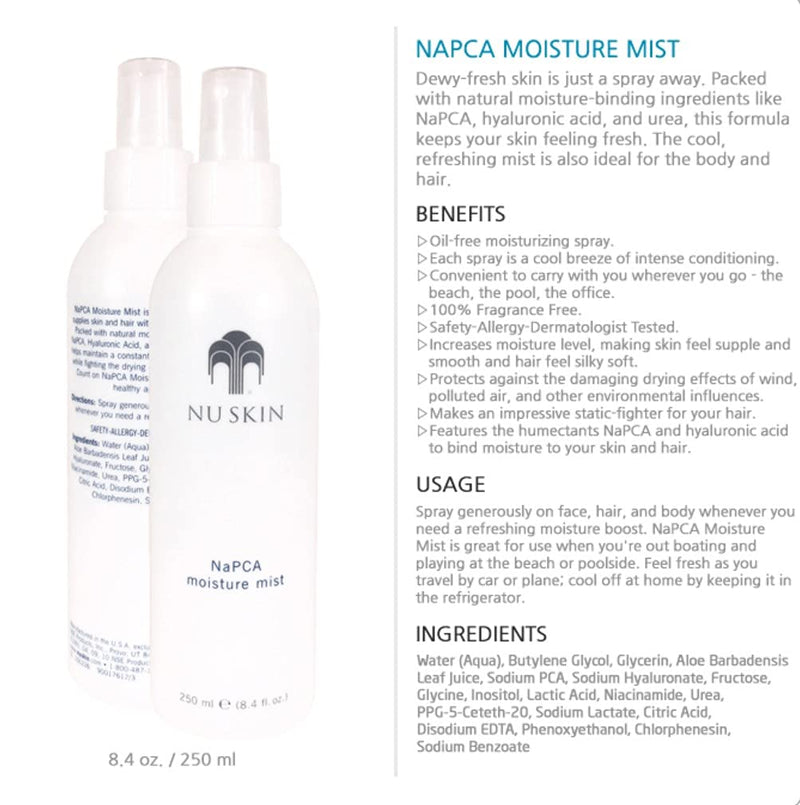 Nu Skin NaPCA Moisture Mist 2 Pack Nu Skin
