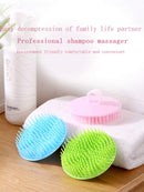 Hair Scalp Brush Dandruff Cleaning Brush Shower Scalp Shampoo Brush Scalp Massager Pack of 4(Blue,Green,Yellow,Pink) Aroveea