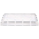 PANA Nail Drill Bit Holder Stand Display Organizer- Dust Proof Storage Container Box Case Tools for Home Use or Nail Salon - (12 Holes, Rectangle (Clear)) PANA