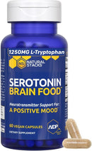 GABA Brain Food - GABA Supplement with L-Citrulline & Grape Seed Extract - Supports Calm & Relaxation - Nighttime Sleep Aid - Supports Production of Gamma Aminobutyric Acid - 120 L-Citrulline Capsules Infinity Warehouse
