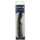 Giorgio G85 Travel Size Mustache and Beard Comb for Men - Small Fine Tooth Pocket Comb for Everyday Hair Care - Sawcut and Hand Polished Pocket Comb and Styling Comb - Italian Handmade Tortoise Comb GIORGIO