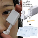 Nose Piercing Kit Nose Piercing Gun Disposable Safe Sterile Piercing Unit For Self Nose Studs Gold Color Piercing Gun Kit Tool Body Jewelry 1 Units (2mm White CZ-G201