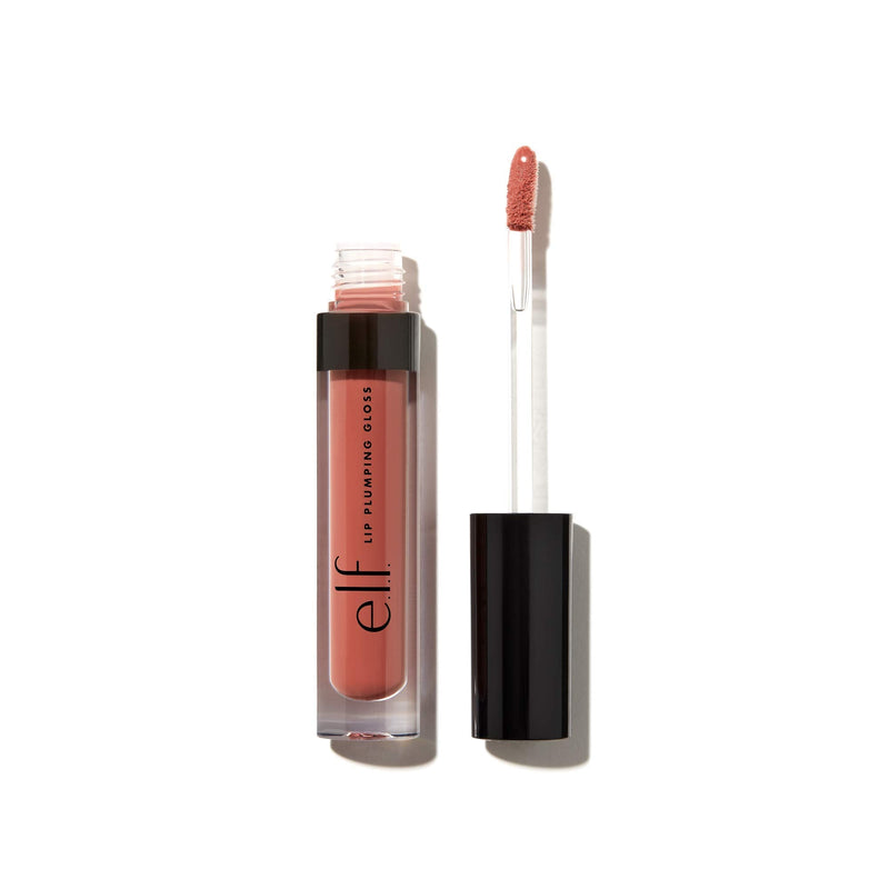 e.l.f., Lip Plumping Gloss, Hydrating, Nourishing, Invigorating, High-Shine, Plumps, Volumizes, Cools, Soothes, Mocha Twist, Shimmer, 0.09 Oz e.l.f.