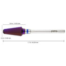 PANA USA 3/32” Purple Tornado Nail Carbide Drill Bit - Fast Remove for Acrylic or Hard Gels Remover Professional Manicure Pedicure Rotary Tool- Medium PANA