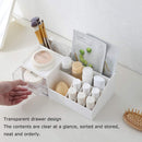 Multifunction Desk Organizer, BREIS Makeup Storage for Eyeshadows, Concealers, Powders, Nail Polish,9.65‘’x 4.8‘’x 3.67‘’ (White) BREIS