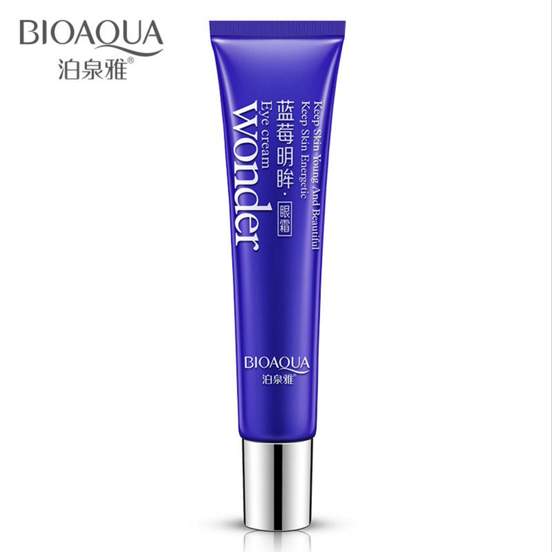 BIOAQUA Blueberry + Hyaluronic Acid + Collagen EYE Cream 20g Concentrate Anti Wrinkle Ageing Serum Essence Extract Elasticity Tightening BIOAQUA