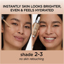 L'Oreal Paris True Match Nude Hyaluronic Tinted Serum The 1st Tinted serum with 1% Hyaluronic acid Instantly skin looks brighter, even and feels hydrated Makeup + Skincare, Light 2-3, 1 fl. oz. L'Oreal Paris