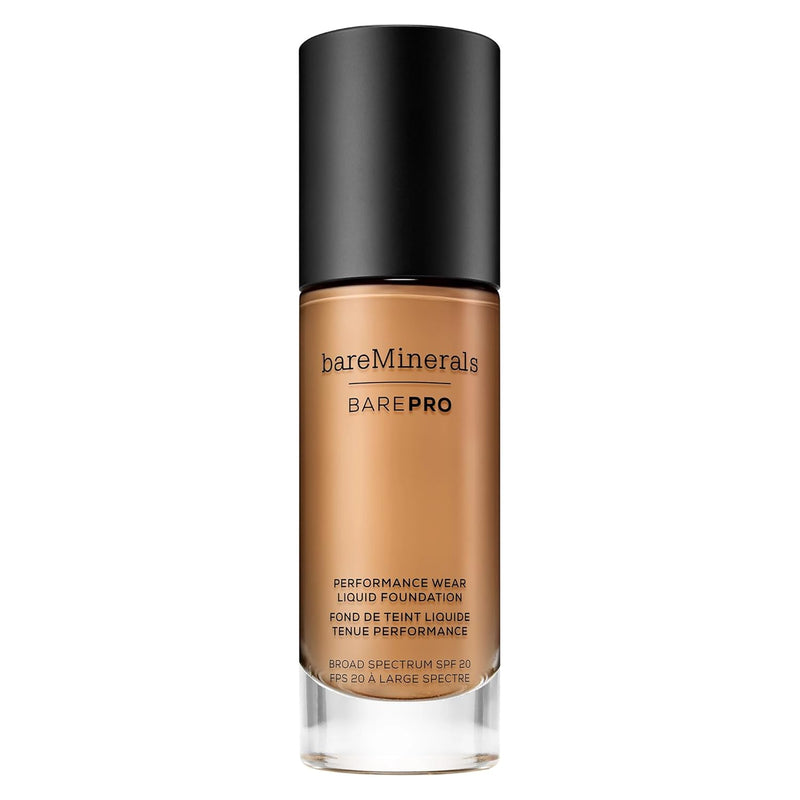 bareMinerals Barepro Performance Wear Liquid Foundation SPF 20, Breathable Makeup for Face, Full Coverage, 24HR Wear, Natural Matte Finish, Vegan Infinity Warehouse