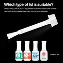 Dip Powder Replacement Liquid Brush 10pcs/set for Dipping Powder Base Coat/Top Coat/Activator Brushes AZUREBEAUTY