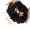 Messy Bun Hair Piece for Women Thick Updo Scrunchies Hair Extension Ponytail Hair Accessories Platinum Blonde OMGREAT