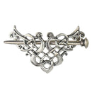 Tinsow 2 Pcs Silver Celtic Hair Slide Hairpins Hair Accessories Hair Clips, Creative Hair Barrette Minimalist Hair Claw Hair Pin Hair Accessories for Women (Style C H) Tinsow