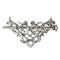 Tinsow 2 Pcs Silver Celtic Hair Slide Hairpins Hair Accessories Hair Clips, Creative Hair Barrette Minimalist Hair Claw Hair Pin Hair Accessories for Women (Style C H) Tinsow