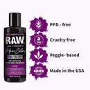 RAW Plum Demi-Permanent Hair Color, Vegan, Free from Ammonia, Paraben & PPD, lasts over 45 washes, 4oz (Plum) Ardell Store