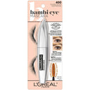 L'Oreal Paris Bambi Eye Washable Mascara, Doe Eyes, Lasting Volume, Length & Lift, Definition, No Clumping, No Smudging, Blackest Black, 0.28 Fl. Oz., 1Count L'Oreal Paris