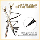 EYESEEK Black Liquid Eyeliner Matte No Skip Waterproof Eye Liners For Women,Smudge Proof Long Lasting Eyeliner Pen,Cruelty-free & Vegan EYESEEK