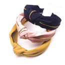 Headbands For Women By World Top Designer,Cross Knot Hair Headband, Wrap With Fashion Soft Cloth,Comfortable Daily Wearing,Knot Headbands For Women,Fit For Women/Girls 3 Pack (La Paris) Exlinonline