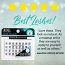 Ardell False Eyelashes Soft Touch Trios Individuals Long Black 4 Pack Ardell
