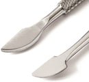Best Cuticle Pusher and Spoon Nail Cleaner Set – Professional Stainless Steel Cuticle Remover Kit, Cutter and Trimmer Manicure and Pedicure Tools – for Fingernail and Toenails Malva Belle