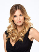 23" Grand Extension Topper Color R6/30H CHOCOLATE COPPER - Hairdo Hairpieces 3/4 Clip In Cap Tru2Life Heat Friendly Synthetic 5 Clips Wavy Flat Iron Blow Dry Bundle Maxwigs Hairloss Booklet Hairdo & Maxwigs