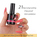 Makartt Matte Top Coat and Base Coat Clear Gel Nail Polish High Gloss Top Gel 3 in 1 Gel Coat Set No Wipe Gel Top Coat Gel Base Coat Matte Shine Finish Gel Top Long Lasting Soak Off Nail Gel 10ml 3pcs Makartt
