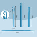 Hair Curlers Hook Spiral Curls Hook 2 Pcs Extended No Heat 20.3 Inch Super Long Wave Hair Curlers Styling Hook (blue) BEAUTIYAND