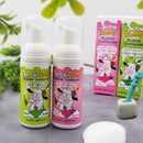 Snow Buddy Kids Bubble Toothpaste Foam with Mint Flavor, Anticavity Low Fluoride (452ppm) Foaming Toothpaste and Mouthwash for Dental Care 45ml (1.52 fl.oz) Snow Buddy