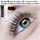 Black Lash Tint Kit, Keratin Black Eyelash Dye and Eyebrow Tint, 6 Week Voluminous Brow Tint, Tinting Look For Lash Perm/Lift/Lamination Treatment (Black Eyelash Tint Kit Only) Libeauty
