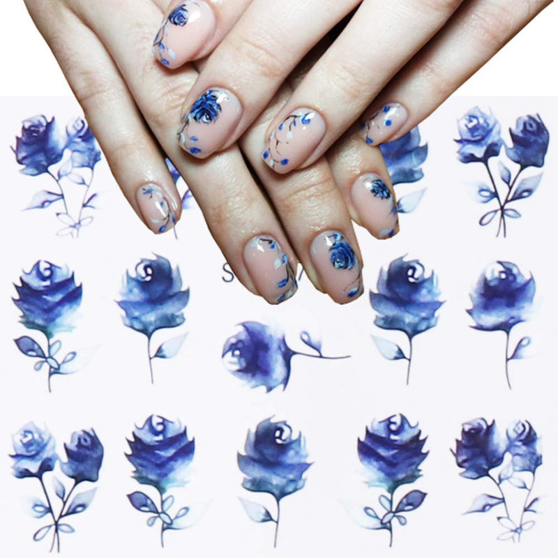 13 Sheets Black Nail Art Stickers Water Transfer Decals Nail Supplies Decorations Accessories with Flowers Necklace Jewelry Dream Catcher Feather Design Foil Tattoo for DIY Nail Manicure Tips ARTEM