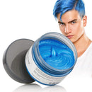 MOFAJANG Hair Coloring Dye Wax Styling Cream Mud, Natural Hairstyle Cream Wash out easily, Temporary Hair Dye Wax for Party, Cosplay & Halloween, Nightclub, 4.23 oz (Blue) Jakuva Store