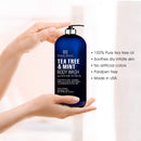 BOTANIC HEARTH Tea Tree Oil Body Wash with Mint - Paraben Free, Helps Fight Body Odor, AthleteÍs Foot, Jock Itch, Skin Irritations - Shower Gel Soap - Women & Men - (Packaging May Vary) 16 fl oz Botanic Hearth