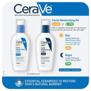 CeraVe Facial Moisturizing Lotion 3oz. AM/PM Bundle CeraVe Facial