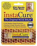 Fast Relief for Cracked, Dry and Sore Noses! InstaCure's Original Nose Balm with Raw Manuka Honey, Plus Coconut Oil, Shea Butter and Other Certified Organic Ingredients. Great Topical for Dogs' Noses! Insta Cure