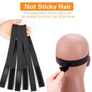 5PCS Edge Band for Wigs, Elastic Bands for Wig, Edge Scarf for Hair with Hair Edge Brush for Your Baby Hair, Non Slip Hair Wrap Elastic Headband Edge Laying Band For Baby Hair Closure Frontal Wigs LEEONS Store