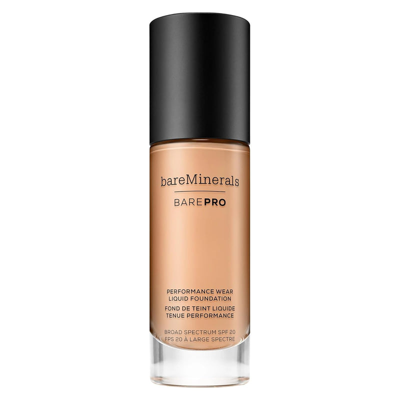 bareMinerals Barepro Performance Wear Liquid Foundation SPF 20, Breathable Makeup for Face, Full Coverage, 24HR Wear, Natural Matte Finish, Vegan Infinity Warehouse