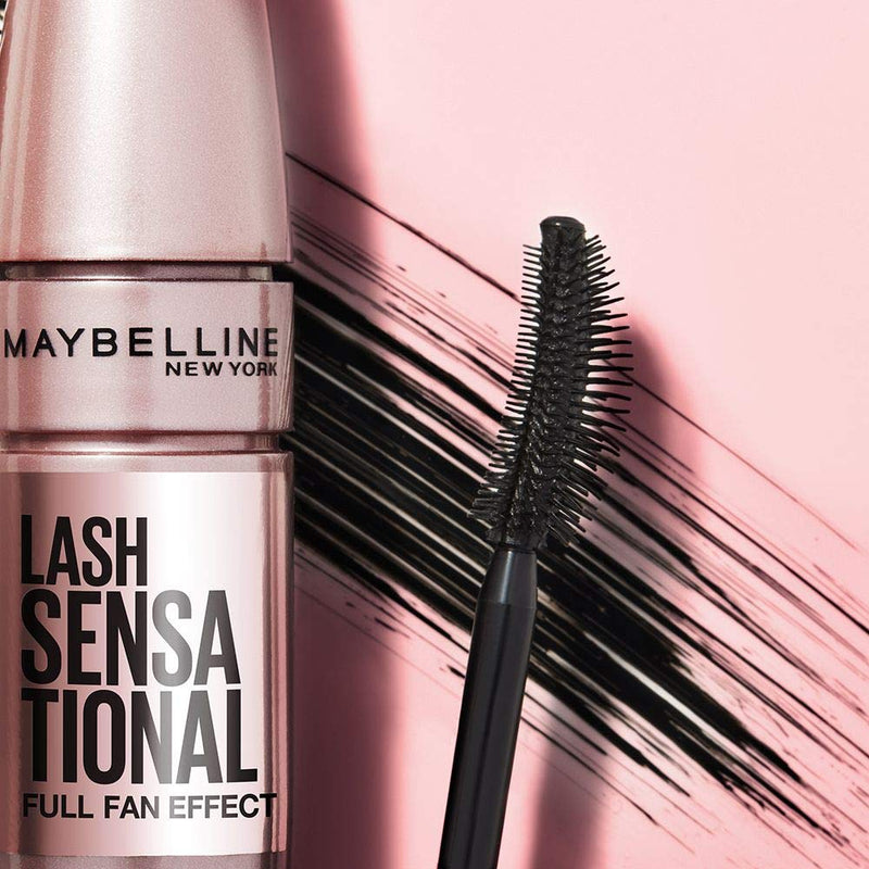 Maybelline Lash Sensational Washable Mascara, Very Black, 0.32 Fl Oz; (Packaging May Vary) Maybelline New York