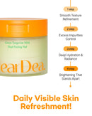 Green Tangerine Dual Peeling Pad – Korean Exfoliating Toner Pads with 4HA Complex, Jeju Citrus Vinegar, Oil Control, Dual-Sided Texture, Hydrating & Smoothing, 50 Pads Infinity Warehouse