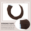 16 Inch Tape in Human Hair Extensions 100g