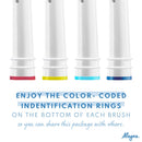 Professional White Replacement Brush Heads w/ 3D Whitening, Compatible with Oralb Braun Electric Toothbrush- 8 Pro Style- Fits The Oral-B Kids Care 1000 Etc. Alayna