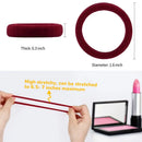 Cotton Hair Ties, IKOCO 50Pcs Seamless Hair Ties Thick Hair Elastics No Damage Ponytail Ties for Women Girls IKOCO