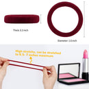 Cotton Hair Ties, IKOCO 50Pcs Seamless Hair Ties Thick Hair Elastics No Damage Ponytail Ties for Women Girls IKOCO