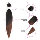 Braiding hair Pre Stretched omber braiding hair 26inch 8packs Crochet Braids Professional hair braiding tool (1B/30) MIRRA'S MIRROR Store