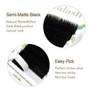 Obeya Easy Fan Volume Lashes 0.05 0.07mm Automatic Rapid Blooming Lashes Thickness Fast Fanning Eyelash ExtensionsC D Curl 9-15mm Mixed Trays (0.10-DD, 9-15 mm) Obeyalash Store