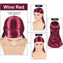 3+2 Silky Durag & Wave Cap Sets, Satin Doo Rags Compression Cap Pack for Men, J ROYBENS