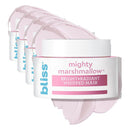 Bliss Mighty Marshmallow + Vitamin C Whipped Mask - Brighten & Hydrate Skin with Marshmallow Root, Vitamin C Powerhouse Blend, Zinc PCA and Olive Leaf Extract - 1.7 Oz (Pack of 4) Infinity Warehouse