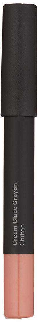 Glo Skin Beauty Cream Glaze Lip Crayon in Chiffon - The Perfect Nude - Glossy Crayon Lipstick, 6 Shades Glo Skin Beauty