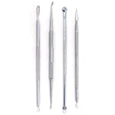 Blackhead, Whitehead, Pimple, Zit Remover Kit, Comedone Extractor Tool Treatment Skin Blemish and Acne Scar Removal 4-piece Alayna (TM)